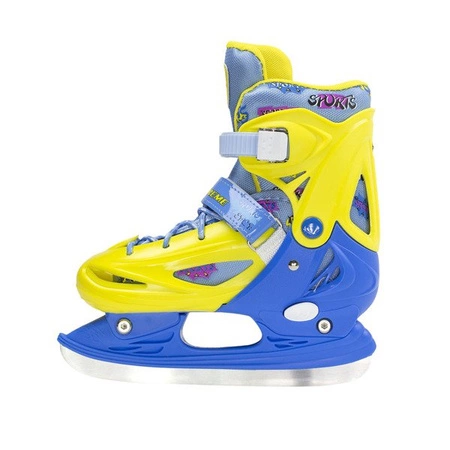 ŁYŻWY HOKEJOWE NILS EXTREME NH1105A A regulowane 31-34 S żółto-niebieskie