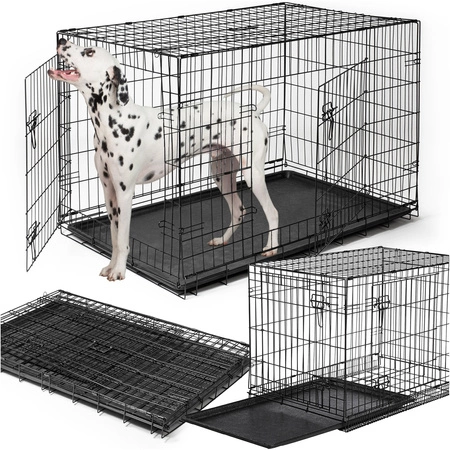 Duża klatka transportowa XXL dla psa - do samochodu i domu