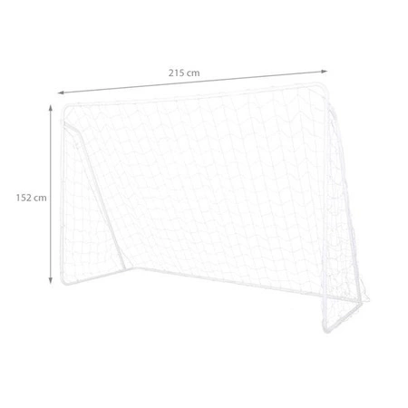 Siatka do piłki nożnej NT8215 2150x1520x760 mm nils
