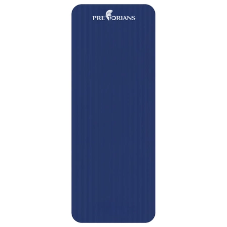 Mata gruba do ćwiczeń (1,5 cm) NBR Pretorians granatowa