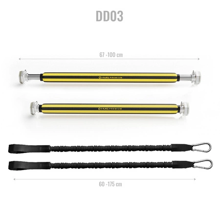 DD03 drążek do podciągania rozporowy hms premium