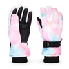 Rękawice narciarskie zimowe na deskę narty rozmiar M dłoń 19 cm różowe