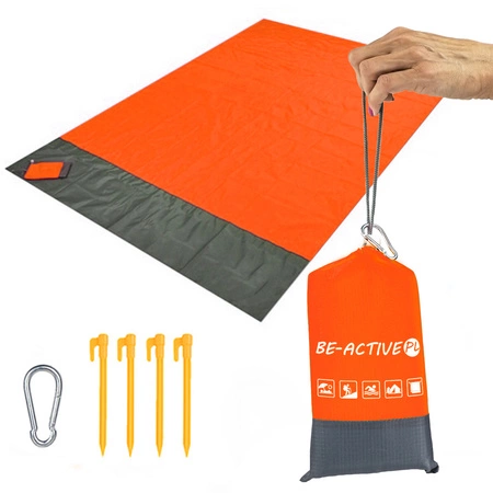 Mata plażowa piknikowa wodoodporna 140x200 MPW-11