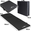 Materac gimnastyczny składany do ćwiczeń 180x60x5 czarny