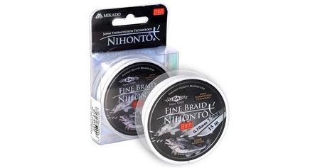 PLECIONKA - NIHONTO FINE BRAID - 0.14mm/9.7kg/15m - BIAŁA - op.1szp.
