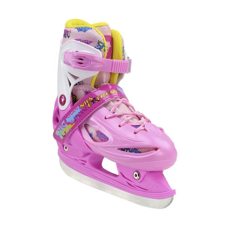 ŁYŻWY HOKEJOWE NILS EXTREME NH1105A A regulowane 27-30 XS różowe