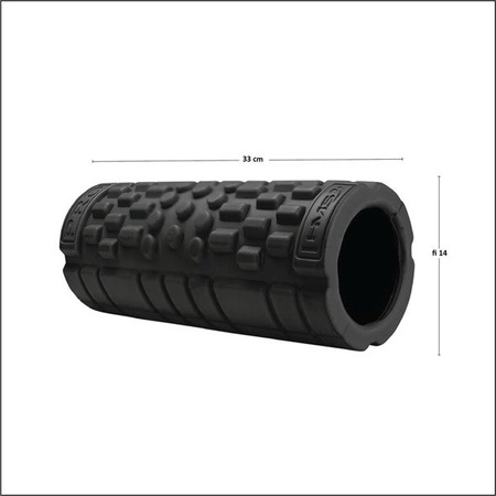 Wałek do masażu 33CM FS110 black ROLLER FITNESS HMS