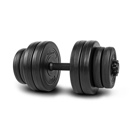 Zestaw hantli 2x15kg hantle 16 talerzy 30 kg