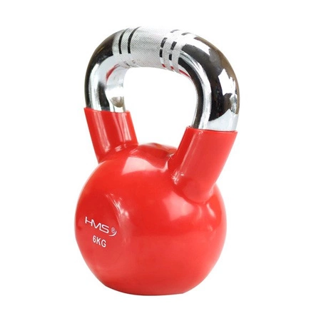 KETTLEBELL 6 KG ŻELIWNY KTC06 HMS CHROM RADEŁKOWANY