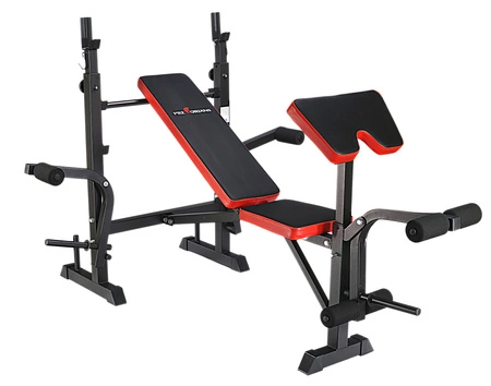 Ławka treningowa PH 2131 pod sztangę - stojaki, modlitewnik