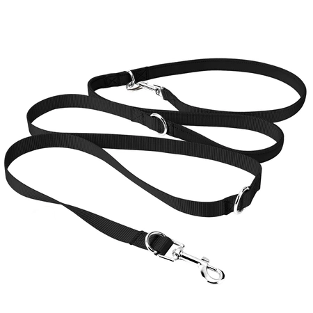 Smycz regulowana 5m dla psa przepinana długa taśma treningowa