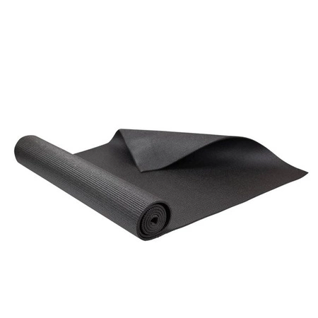 Gruba mata do ćwiczeń fitness 6mm czarna HMS YM02