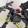 Sakwa rowerowa wodoodporna na ramę uchwyt etui na telefon do 7,2 cala saszetka torba na rower