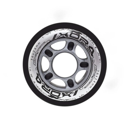 Kółka CZARNE 4 SZT. PU 76X24 82A