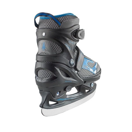 ROLKI ŁYŻWY HOKEJOWE NILS EXTREME NH702 A ŁYŻWOROLKI regulowane 34-37 czarno - niebieskie M