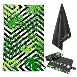 Ręcznik szybkoschnący z mikrofibry 130x80cm Liście