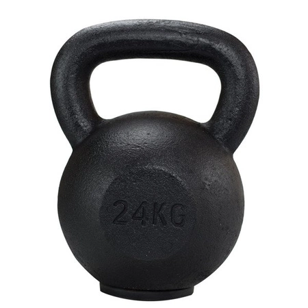 KETTLEBELL 24 KG ŻELIWNY KGP24 HMS PODSTAWA GUMOWA