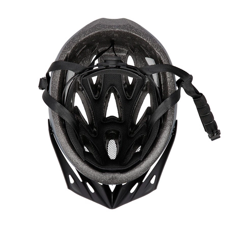 Kask ochronny do jazdy na rowerze rolkach szaro-czarny rozmiar L Nils Extreme MTW291