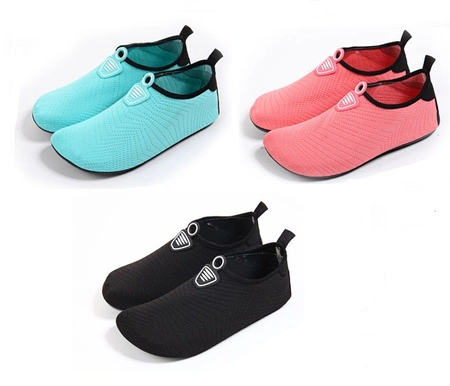 Buty do wody dla dzieci plażowe na kajak 6-7 lat różowe