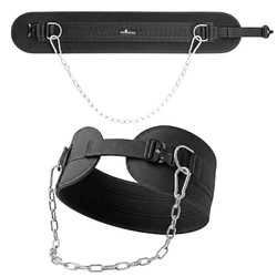 Pas obciążeniowy do podciągania Dip Belt – mocny pas z łańcuchem