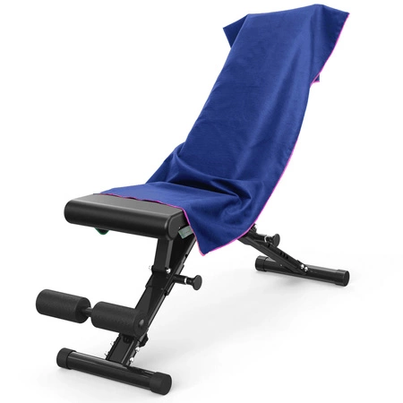 Ręcznik szybkoschnący z mikrofibry 130x80 granatowo-różowy