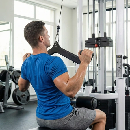 Uchwyt do wyciągu atlasu UD03 długi 55,5 cm gumowa powłoka