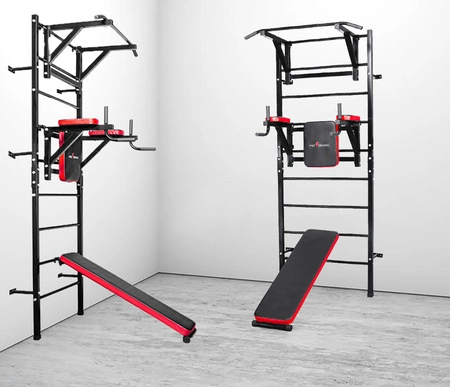 Drabinka treningowa gimnastyczna ławka poręcz DS01 Pretorians