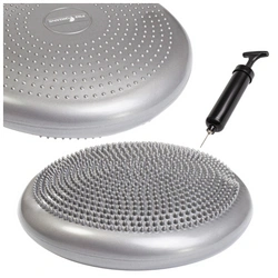 Poduszka sensoryczna dysk korekcyjny do ćwiczeń szara