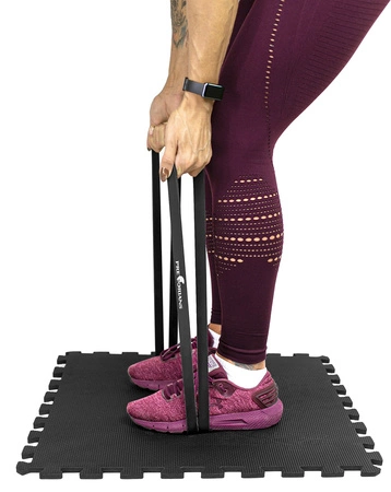Guma fitness taśma 21mm 16-32kg czarna