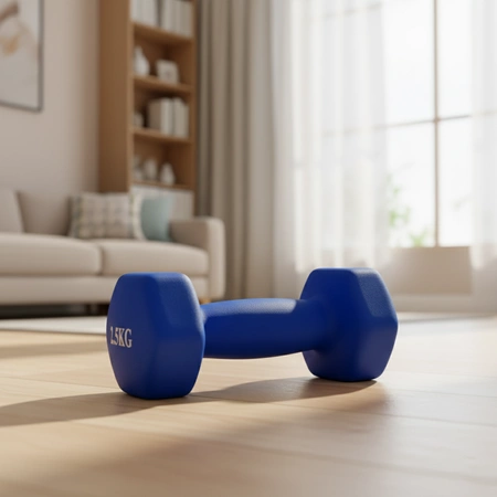 Hantla neoprenowa 2,5kg ciężarek fitness żeliwny do ćwiczeń