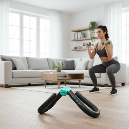 Agrafka czarno-turkusowa motylek do ćwiczeń depandor Pretorians