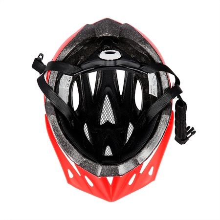 Kask na rower rolki biało-czerwony rozmiar S Nils Extreme MTW210
