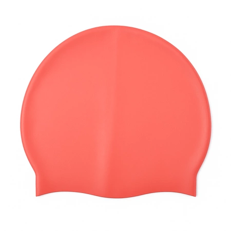 Czepek silikonowy na basen pływacki kąpielowy CP2 pomarańczowy