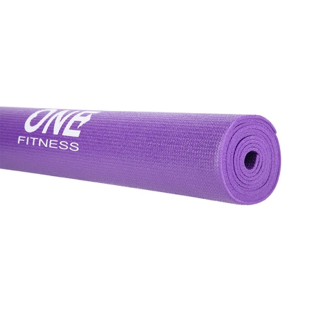 Mata fitness fioletowa PVC YM01 One Fitness