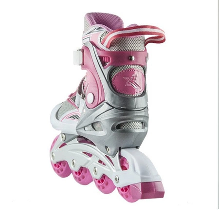 ROLKI NILS EXTREME NA0326 A regulowane 38-41 różowe L