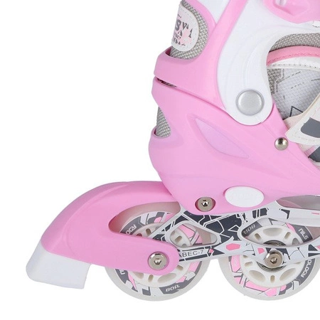 Łyżwy/rolki 2w1 NF10927A jasnoróżowe M Nils Extreme