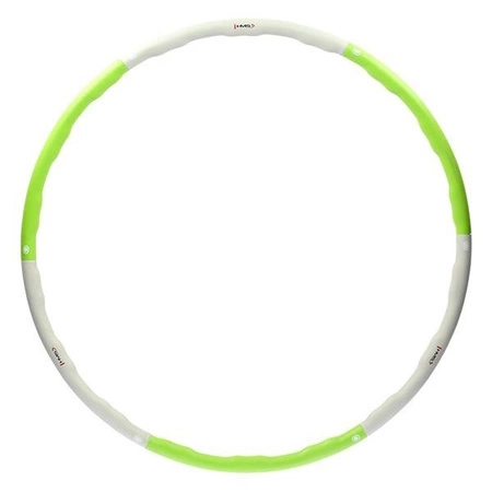 Hula hop 1,5 kg 100cm szaro-limonkowe HHP003 HMS