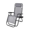 Leżak turystyczny Zero Gravity - szary, wygodny i mobilny