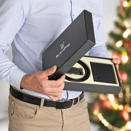 Męski zestaw prezentowy pasek i portfel na każdą okazję ZP04