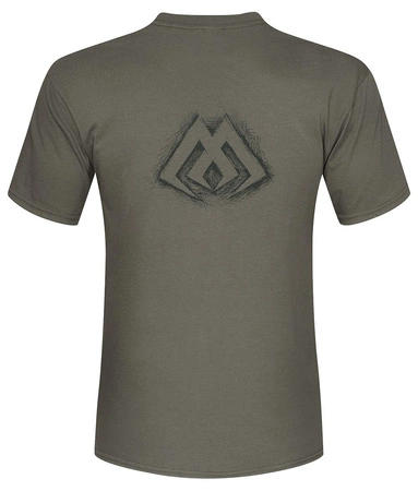 T-SHIRT - BITE & FIGHT - rozm. M - KHAKI - op.1szt.
