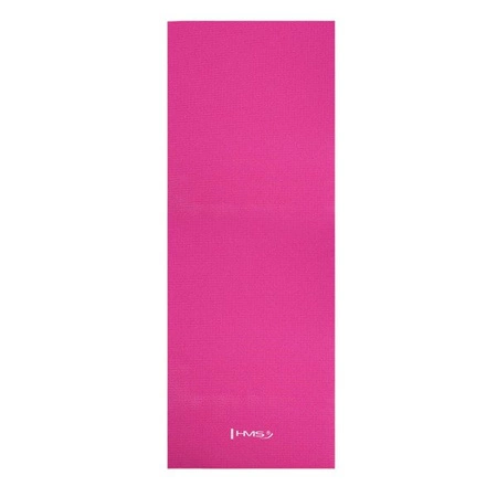 Gruba mata do ćwiczeń fitness 6mm różowa HMS YM02