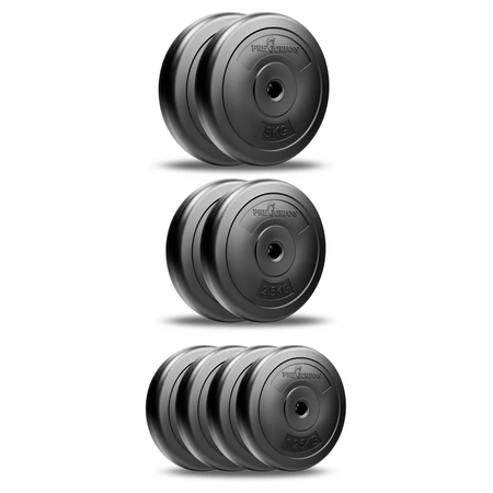 Zestaw do ćwiczeń 29kg - ze sztangą / gryfem prostym 180 cm, nakładem obciążeń i hantlami