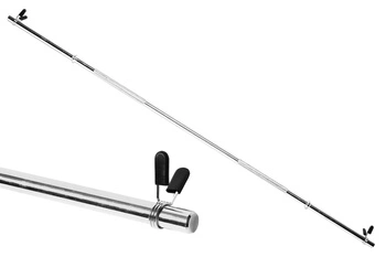 Sztanga / gryf prosty 180cm / 25mm z zaciskami sprężynowymi