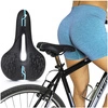 Siodełko rowerowe wąskie amortyzujące RS10 niebieskie