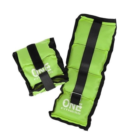 Obciążniki na ręce i nogi zielone 2x0,7kg WW01 One Fitness