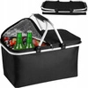 Kosz termiczny na zakupy piknikowy duży 30 litrów czarny