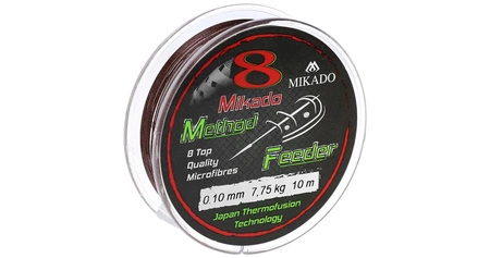 PLECIONKA - OCTA METHOD FEEDER - 0.10mm/7.75kg/10m - BRĄZOWA - op.1szp.