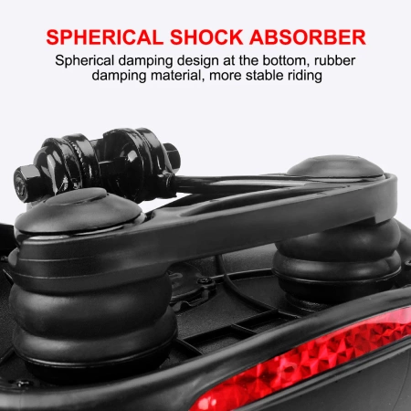 Siodełko rowerowe piankowe wodoodporne szerokie RS1 czarne