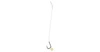 PRZYPON METHOD FEEDER - Z GUMKĄ - hak z zadziorem nr 8 / żyłka: 0.25mm/10cm - op.8szt.