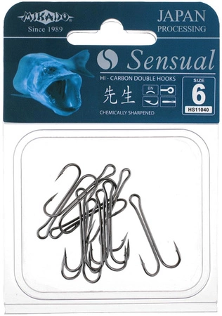 KOTWICA - SENSUAL - PODWÓJNA nr 4/0 BN - op.4szt.